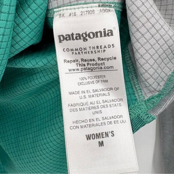 Patagonia baselayer green long sleeve medium - Picture 4 of 4